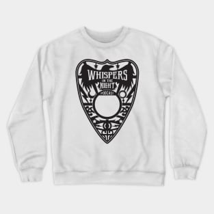 Whispers in the Night Logo (Black) Crewneck Sweatshirt